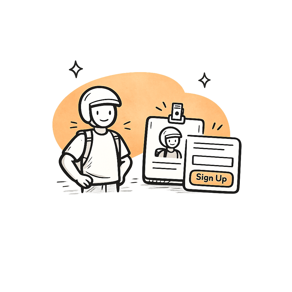 Register as a Rider