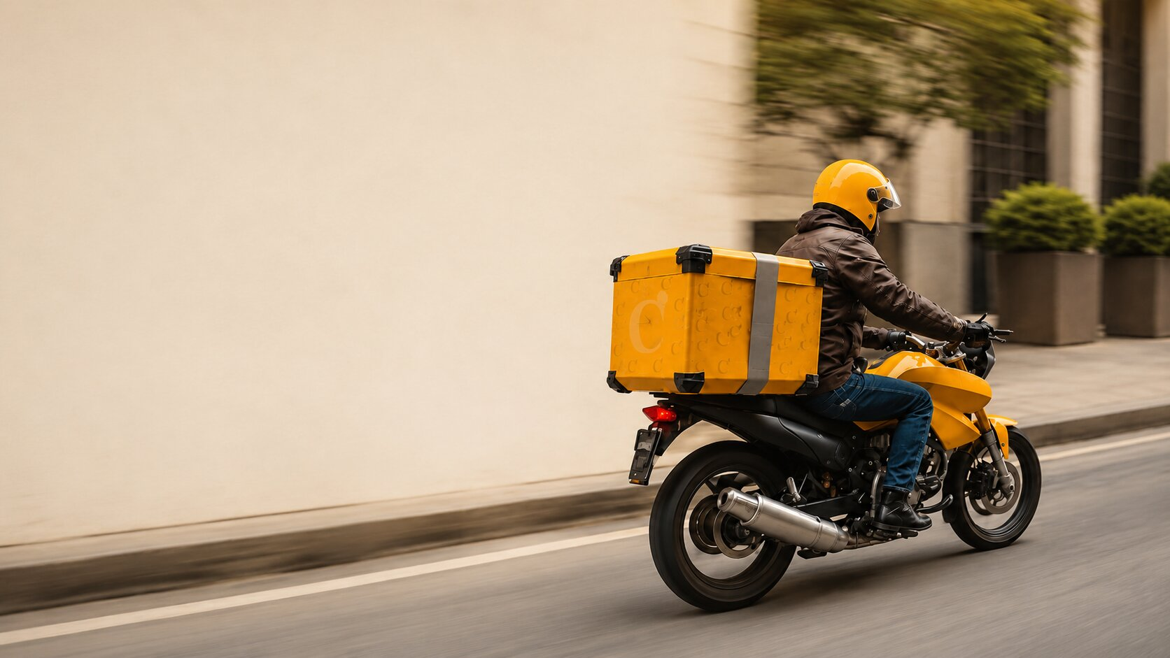 ChowSpot delivery rider